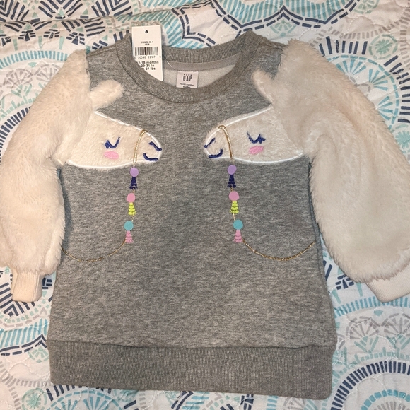 baby llama sweater